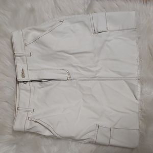 White High Rise Hollister Skirt Size 1